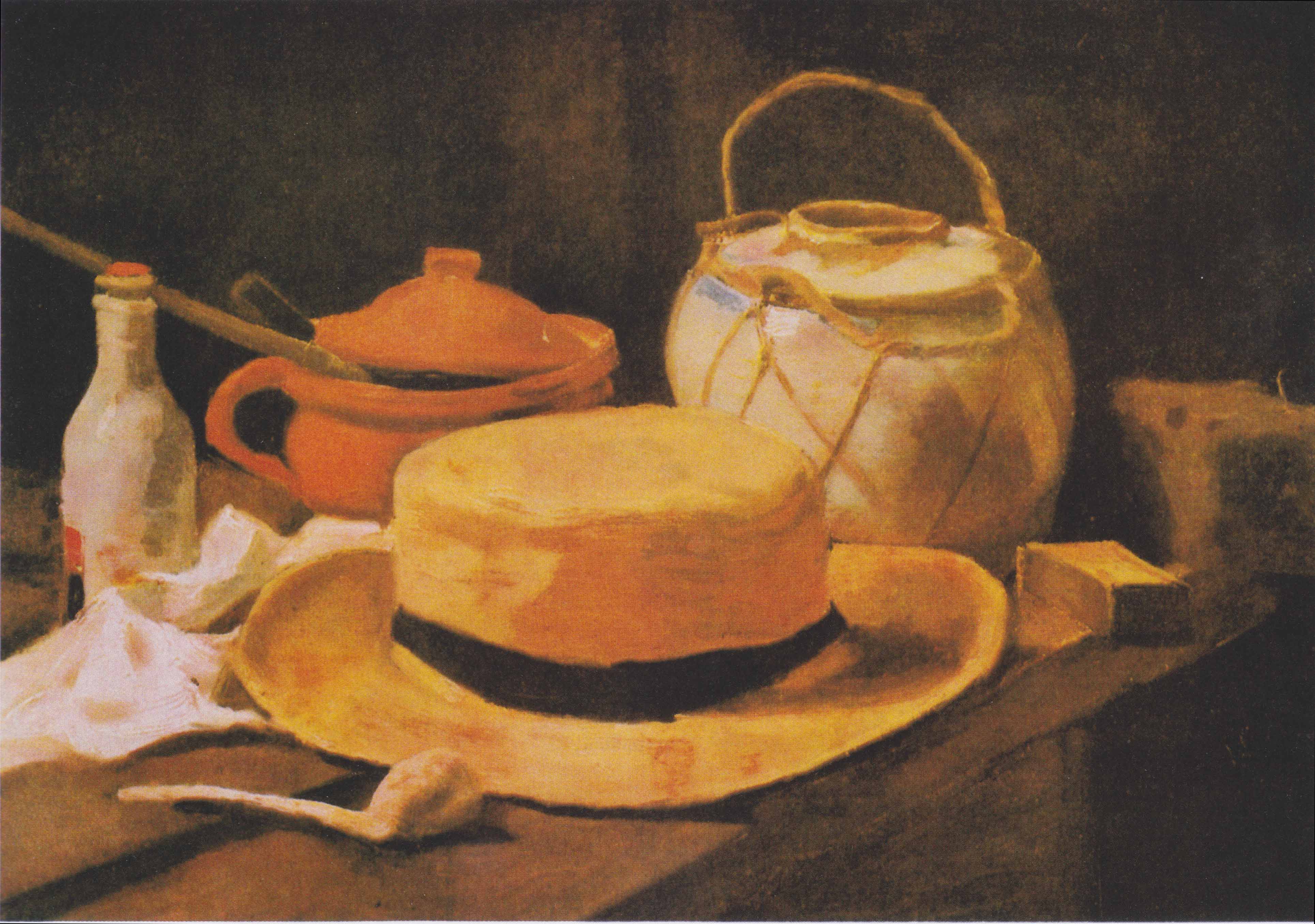 Still Life with Straw Hat